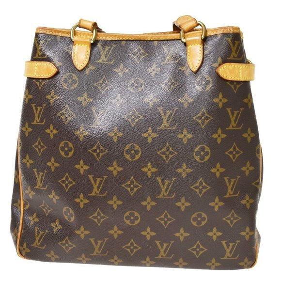 LOUIS VUITTON Batignolles Vertical Shoulder Bag Monogram Brown France M51153 - Picture 10 of 16